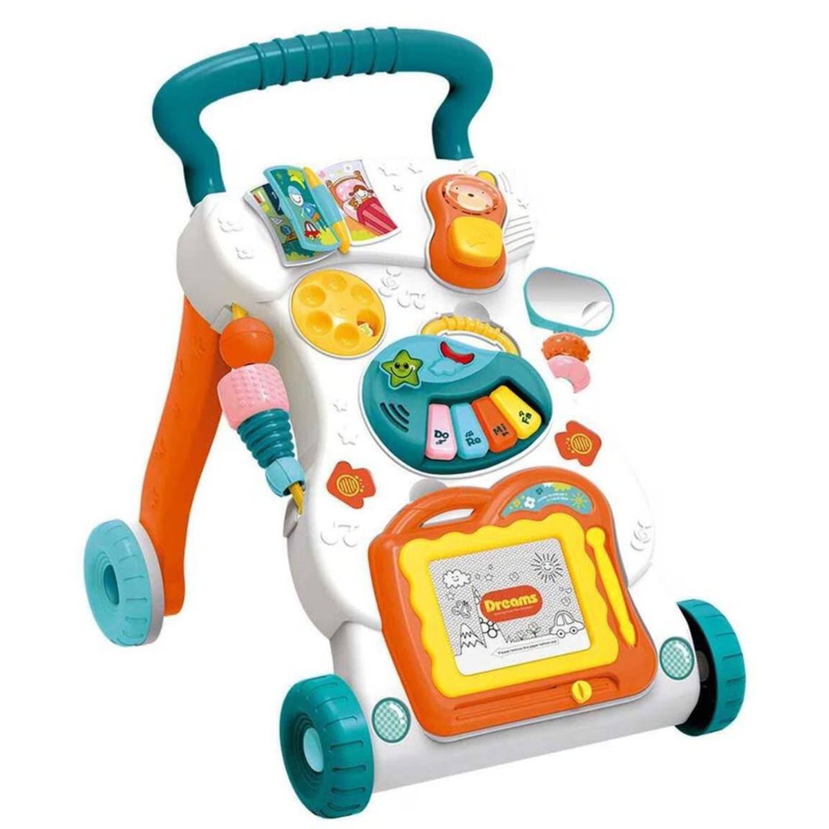 HUANGER - Andadera Musical Para Bebe Con Tablero Mágico