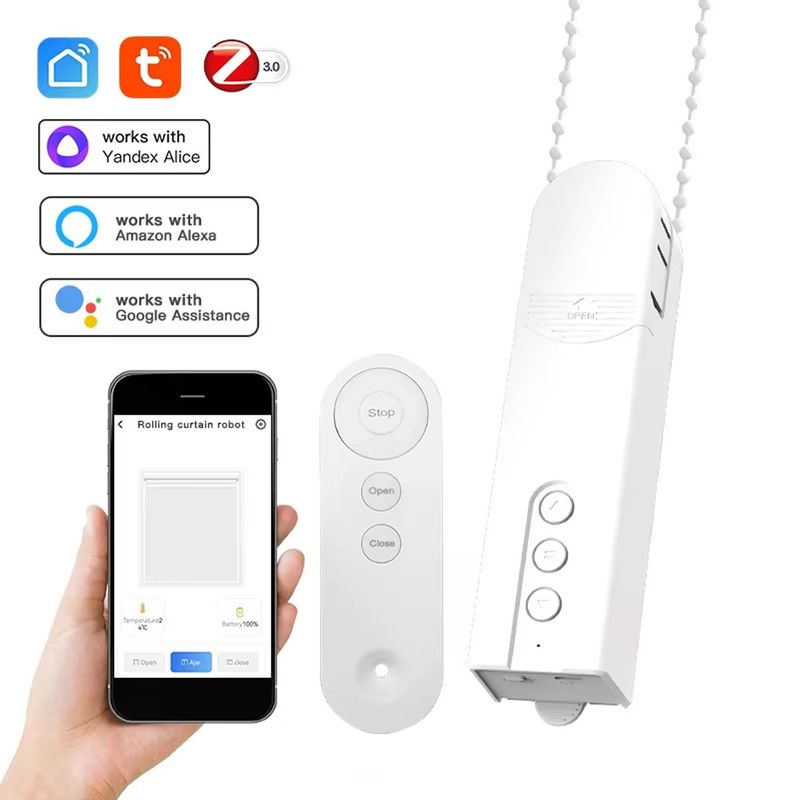 GENERICO - Motor Persiana Electrica Inteligente Wifi App Comando Voz