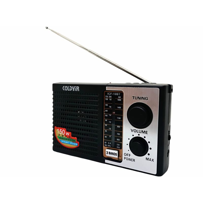 GENERICO - Radio Portátil Retro Amfmbluetoothsdusb Recargable