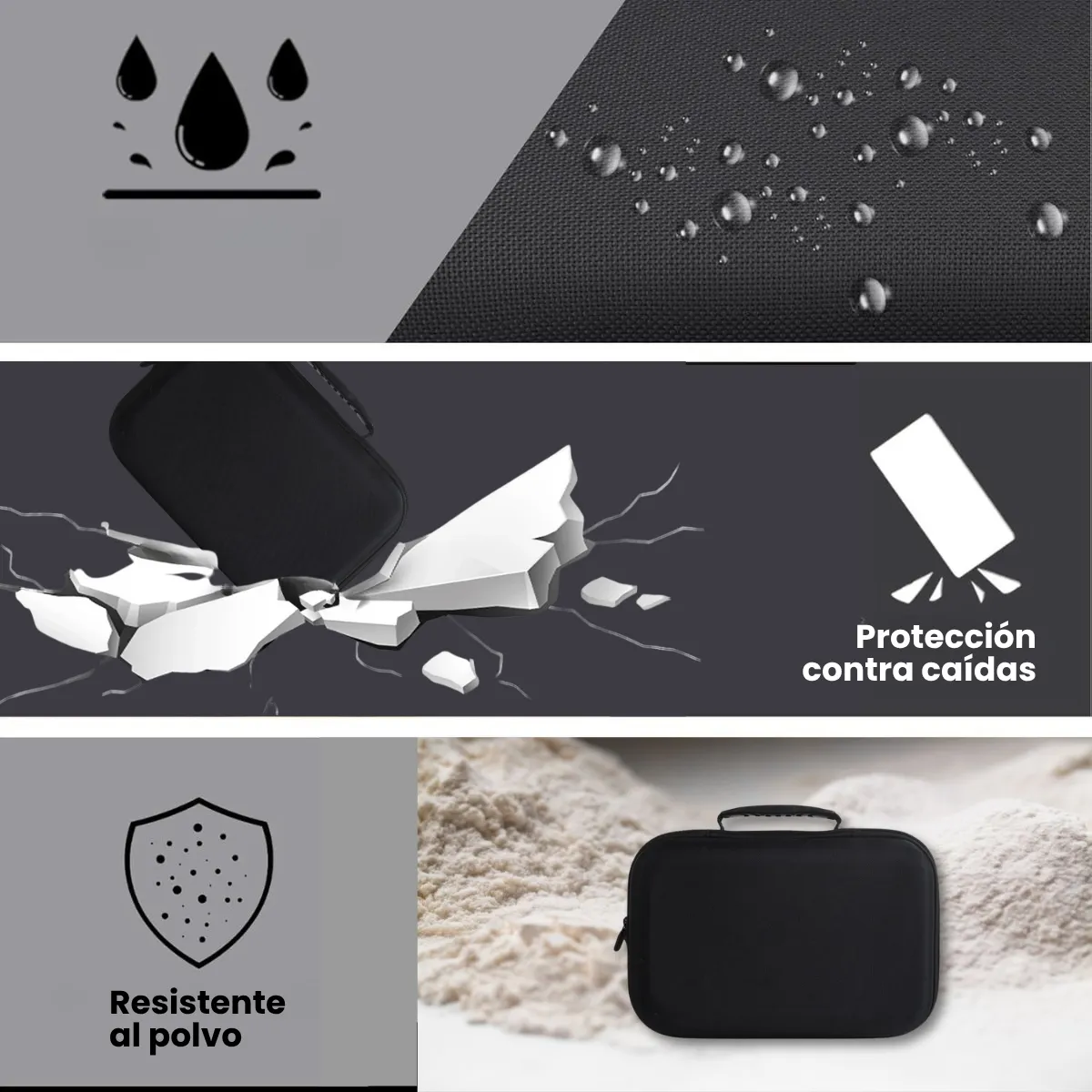 GENERICO - Estuche compatible Bose Max Forro Rigido Impermeable