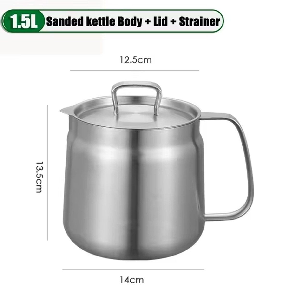 GENERICO - Olla Para Freír Con Cesta Coladora Mini Freidora De Estufa