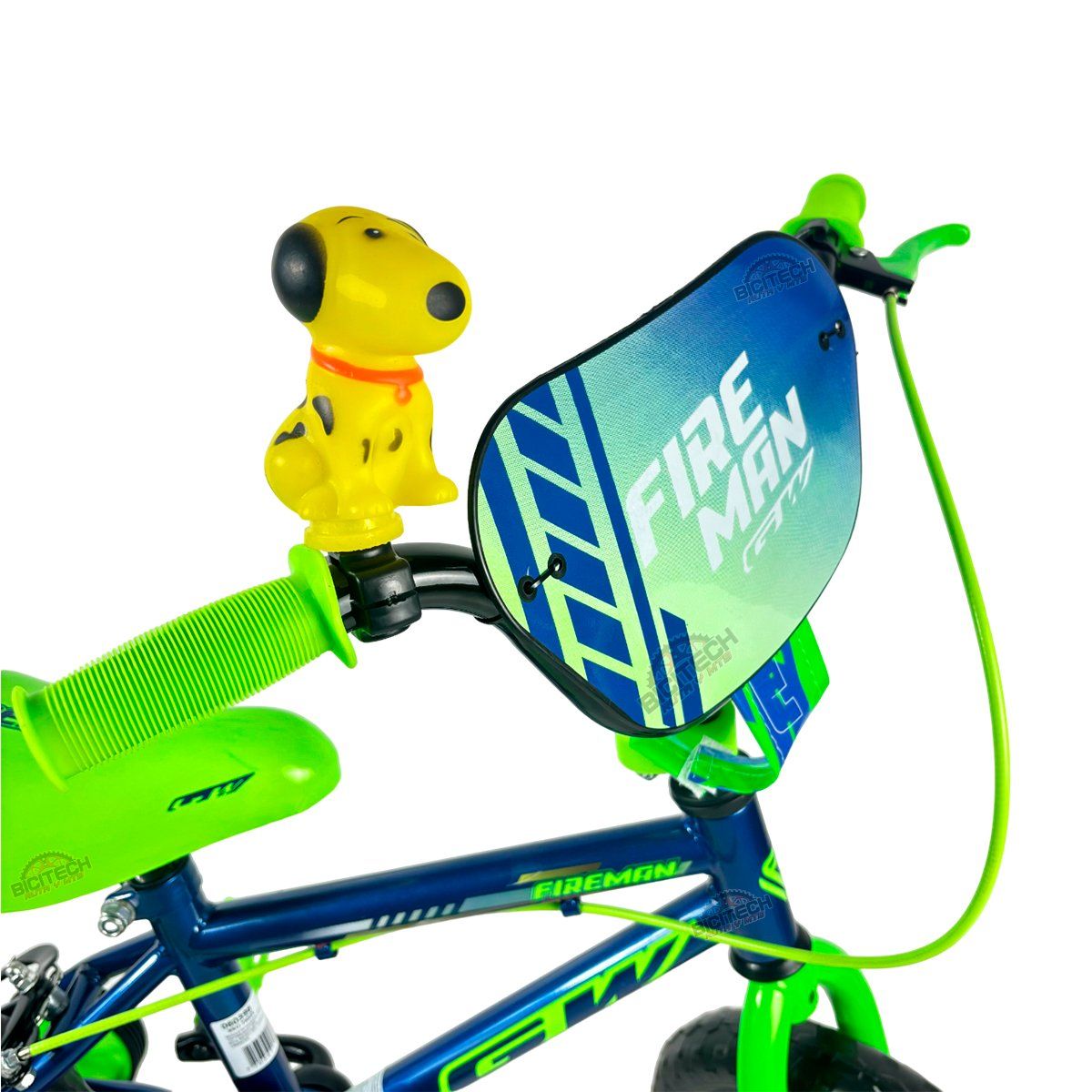 GW - Bicicleta Bmx Niño Rin 12 Gw Fireman Ruedas Auxiliares