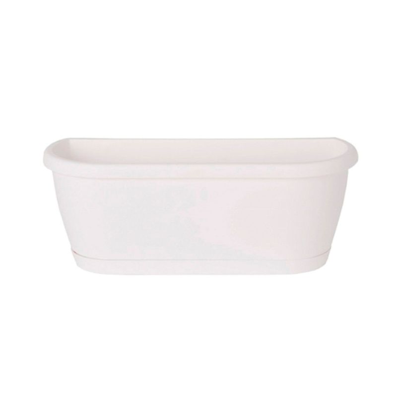 TUMATERA - Jardinera Pared 40 cm Blanco