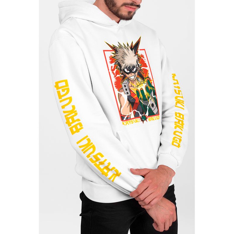 LATINO VOKSE - Buzo con capota Bakugo En Algodón Premium + Garantía
