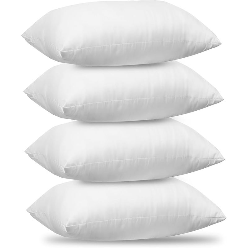 GENERICO - Almohadas Confort 50*70 Set de 4 Unidades. Antiácaros. Color Blanco