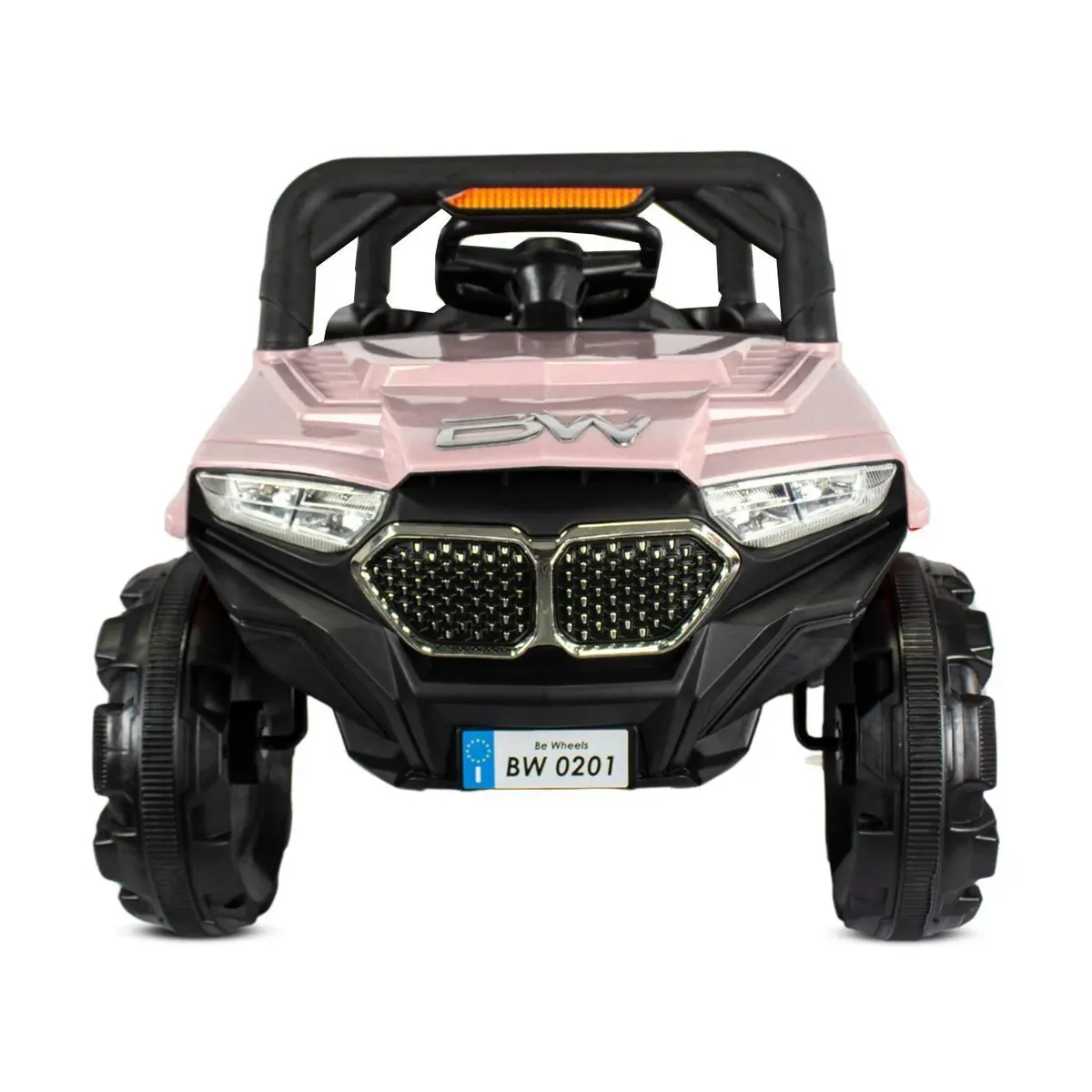 PRINSEL - Carro eléctrico para niños 3 a 6 años 12V Off Road DLX rosado EM730P BW Wheels By Prinsel