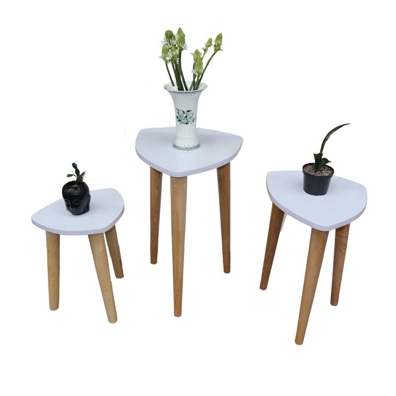 MAOS - Mesa De Centro Sala Auxiliar Nordica Moderna