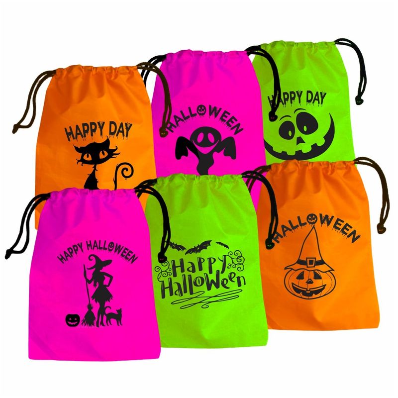 GENERICO - Bolsa De Regalo Para Halloween Dulces X 6 Unidades Surtidos