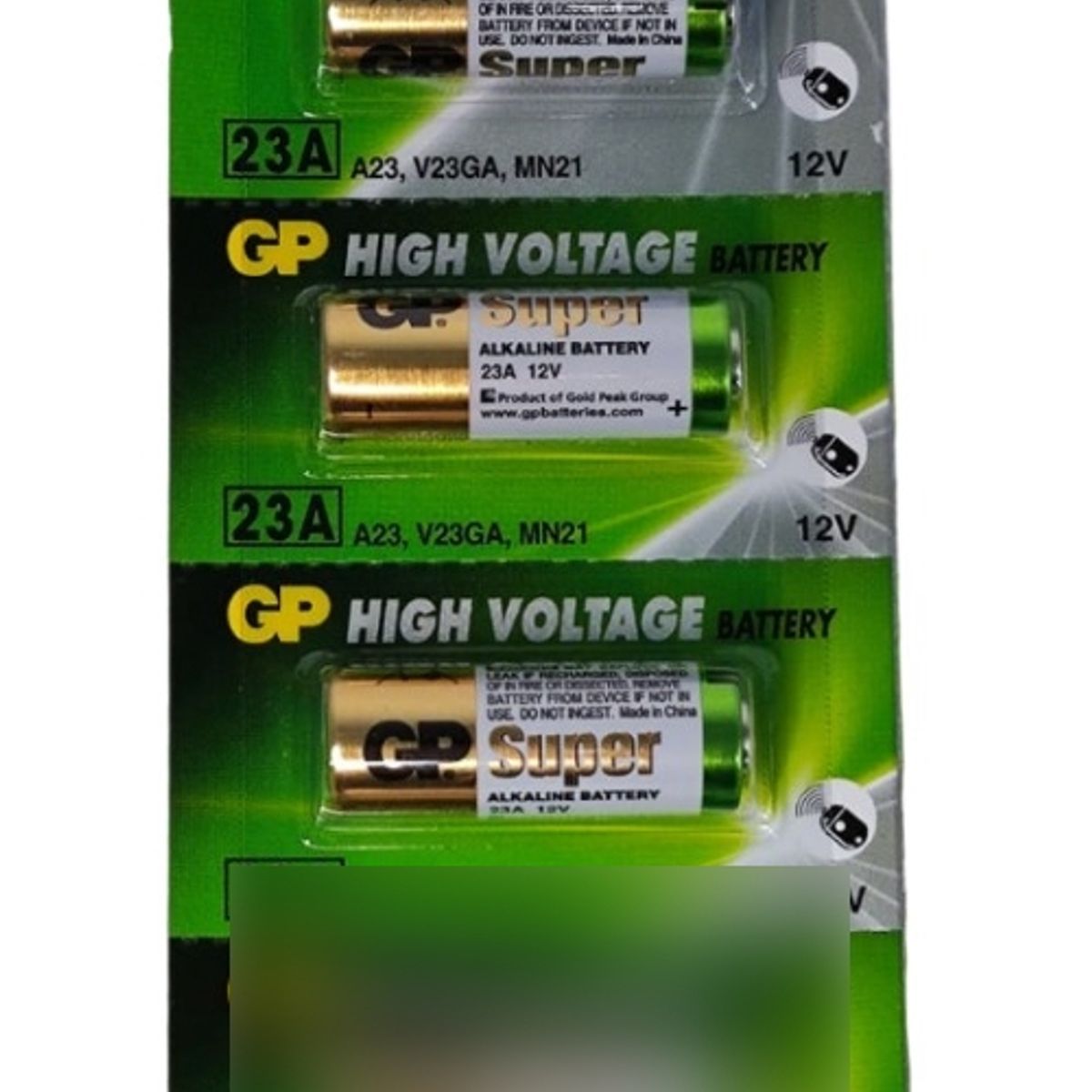GP - Pila Bateria 23 A Blister X5 Alcalina Control Alarma Carro
