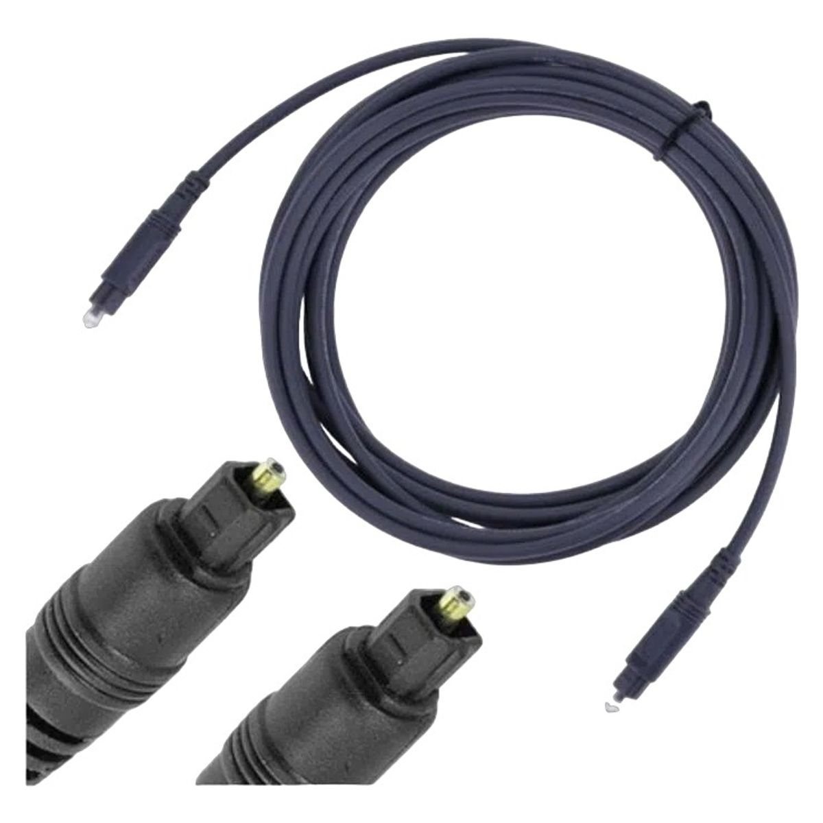 GENERICO - Cable Fibra Óptica Digital Consolas Calidad Audio Tv Toslink