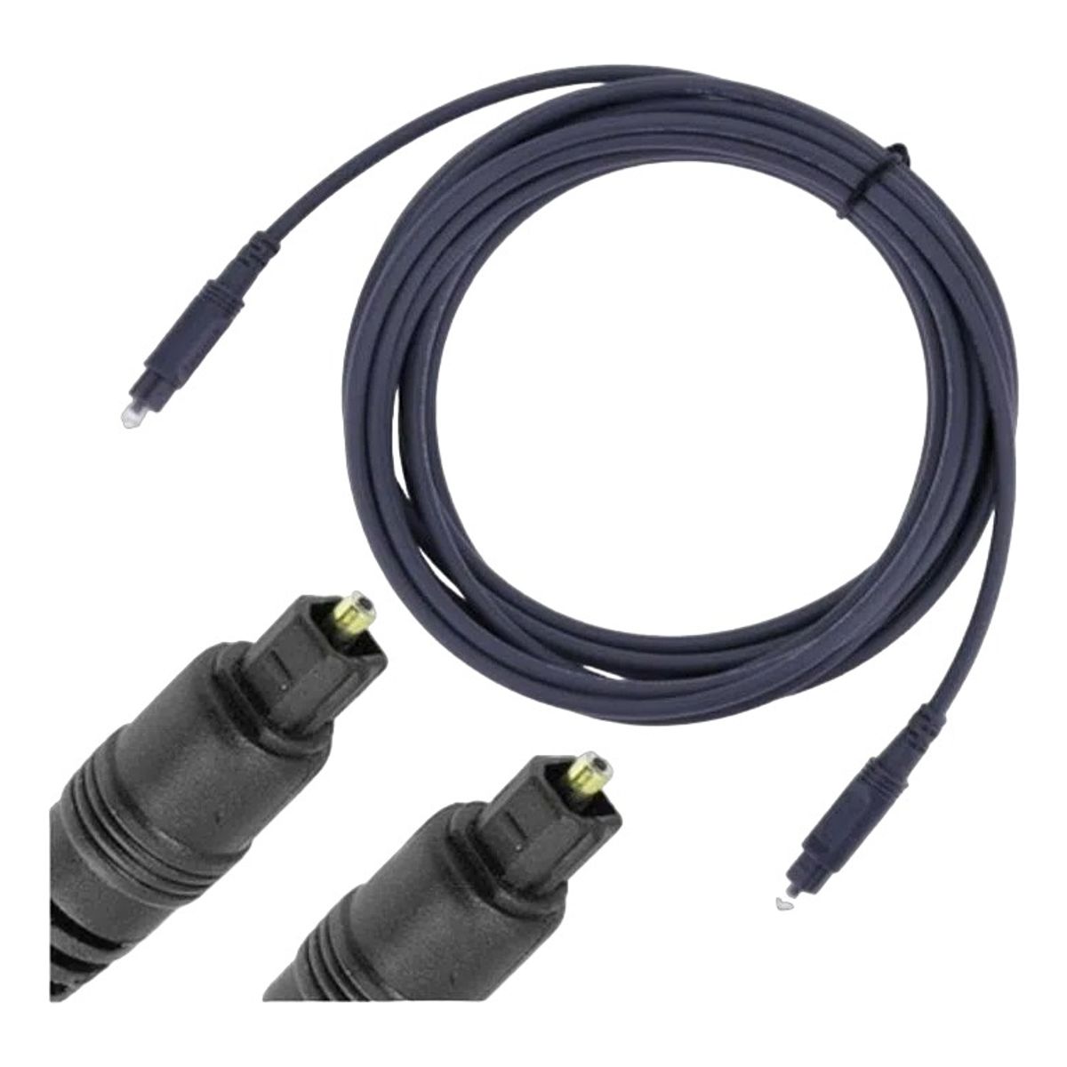GENERICO - Cable Fibra Óptica Digital Consolas Calidad Audio Tv Toslink