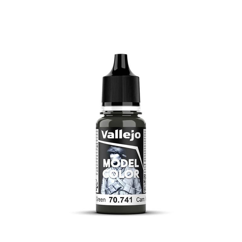 GENERICO - Model Color 18 ml 70741 Camuflaje Verde Negro Acrilico Vallejo