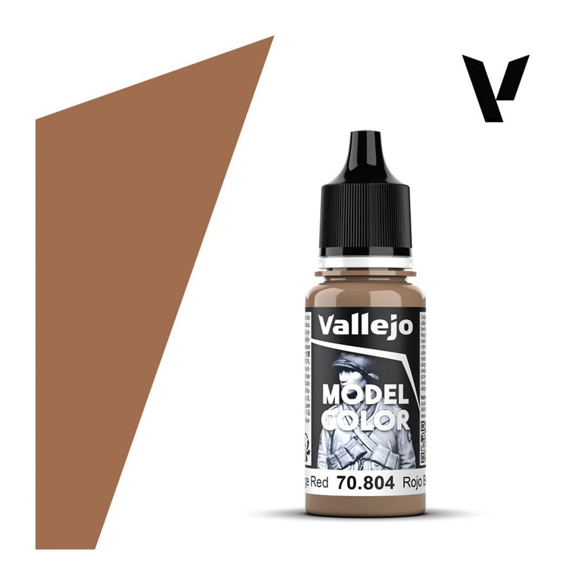 GENERICO - Model Color 18 ml 70804 Rojo Beige Acrilico Vallejo
