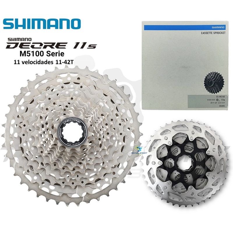 SHIMANO - Pacha Shimano Deore M5100 11v Cassette 11-42 Biplato Monopla