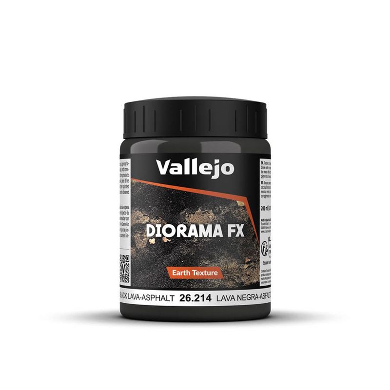 GENERICO - Diorama FX 200ml 26214 Lava Negra Acrilico Vallejo