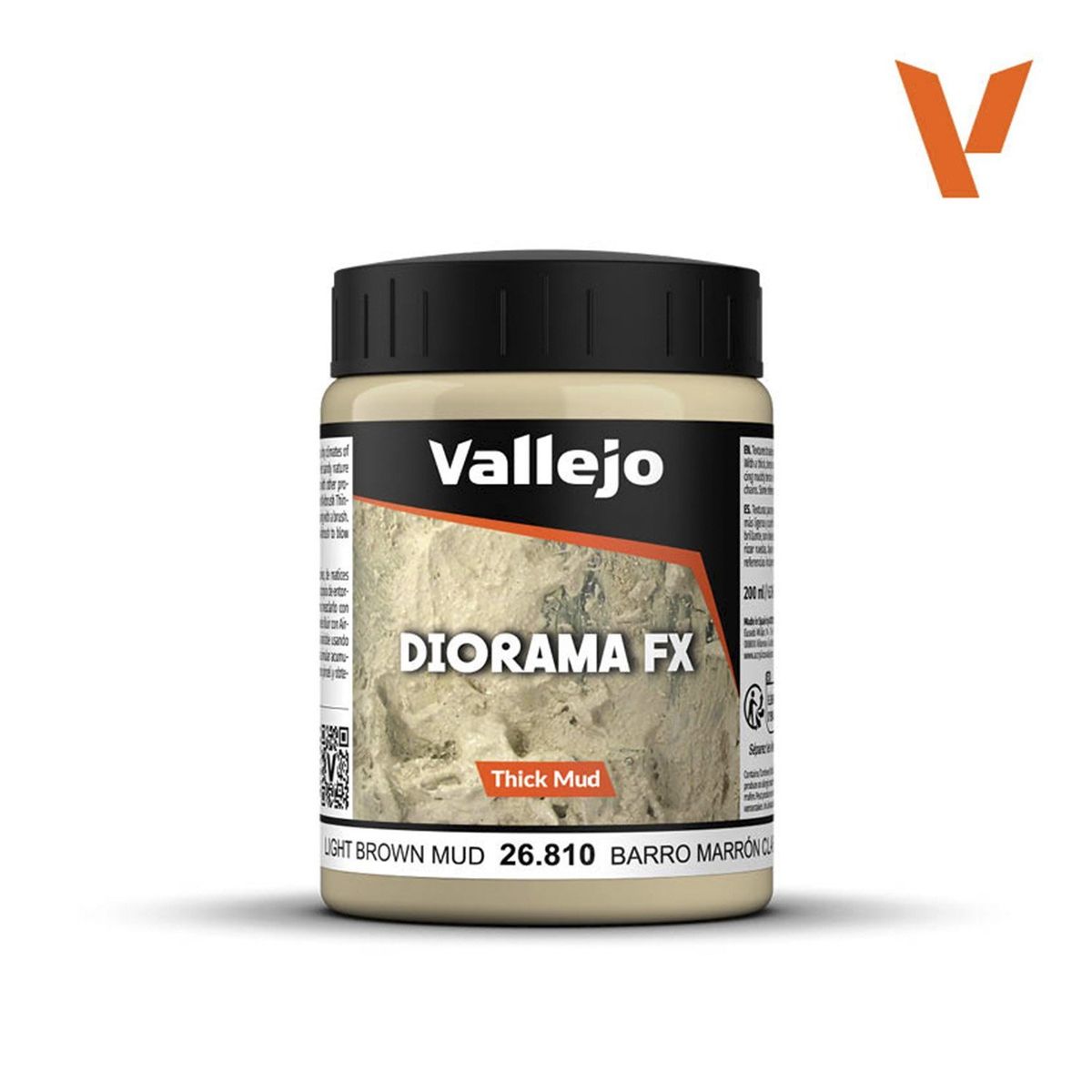 GENERICO - Diorama FX 200ml 26810 Barro Claro Denso Acrilico Vallejo