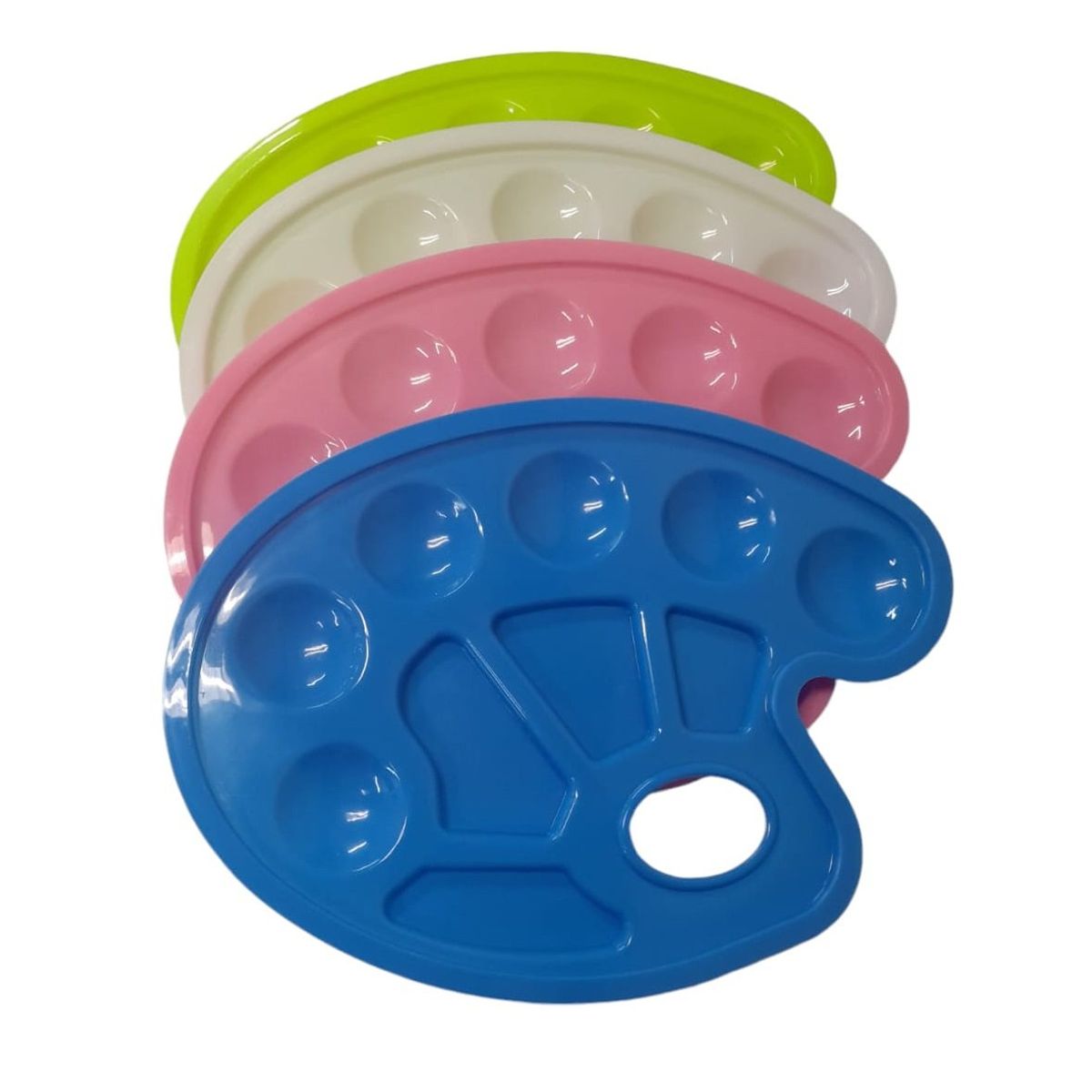 FRANCO ARTE - Paleta Mezcladora Plástica Ovalada X Unidad