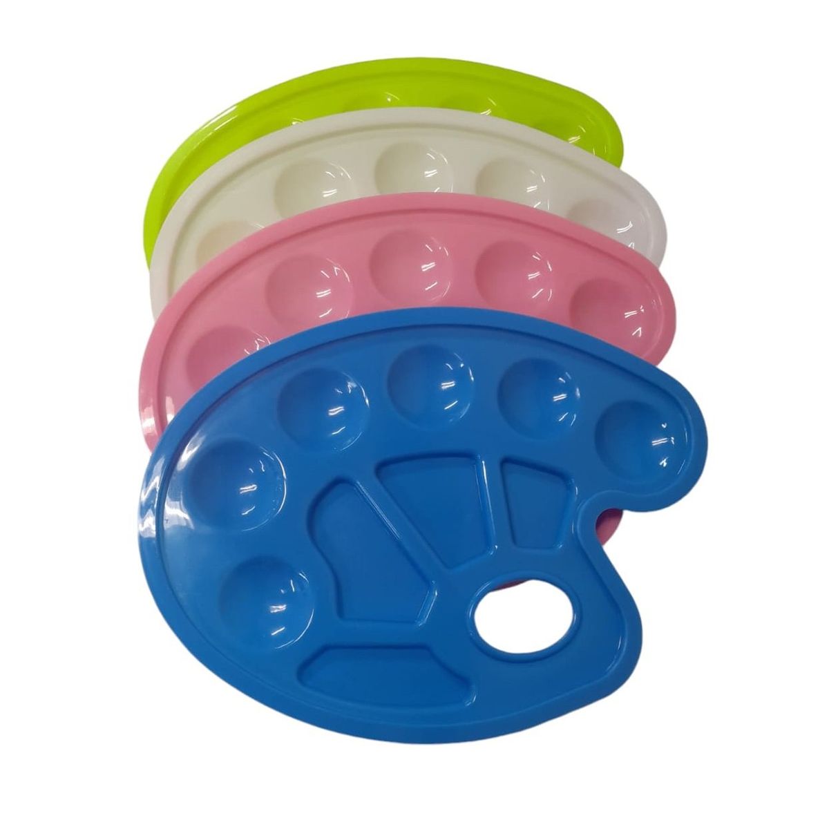 FRANCO ARTE - Paleta Mezcladora Plástica Ovalada X Unidad