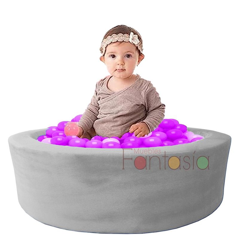 MUEBLES FANTASIA - Piscina Baby redonda Pelotas Multicolor  Muebles Fantasía