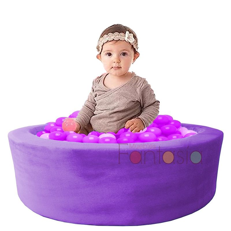 MUEBLES FANTASIA - Piscina Baby redonda Pelotas Multicolor  Muebles Fantasía