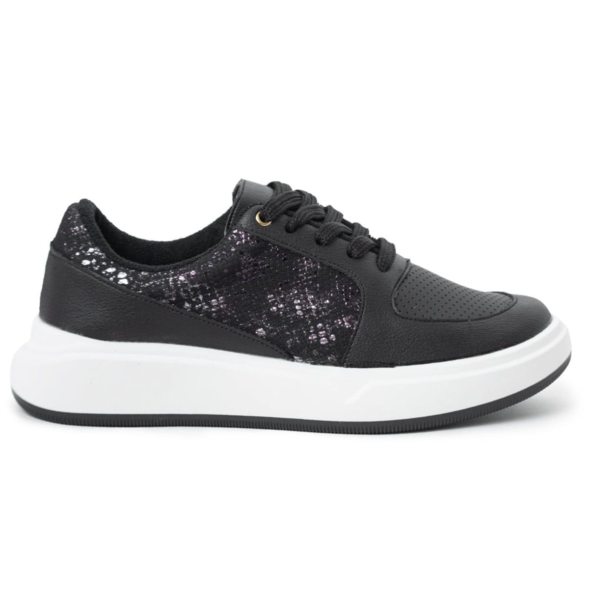PRICE SHOES - Price Shoes Tenis Moda para Mujer 282T024NEGRO