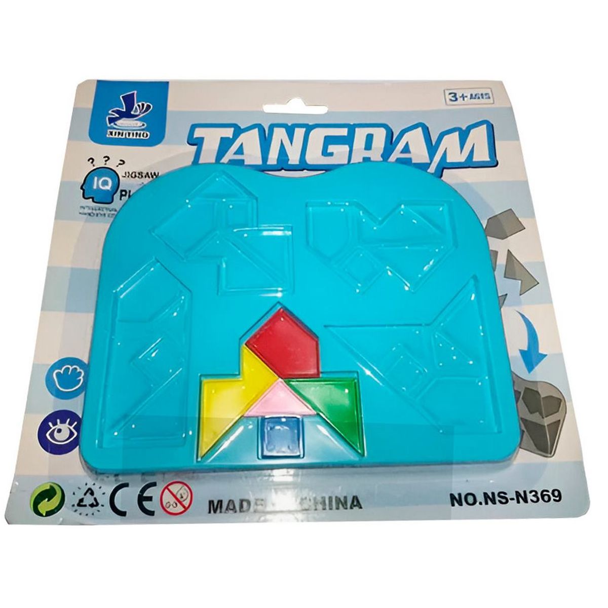 GENERICO - Juego De Mesa Tangram Aprendizaje Desarrollo Cognitivo Niños