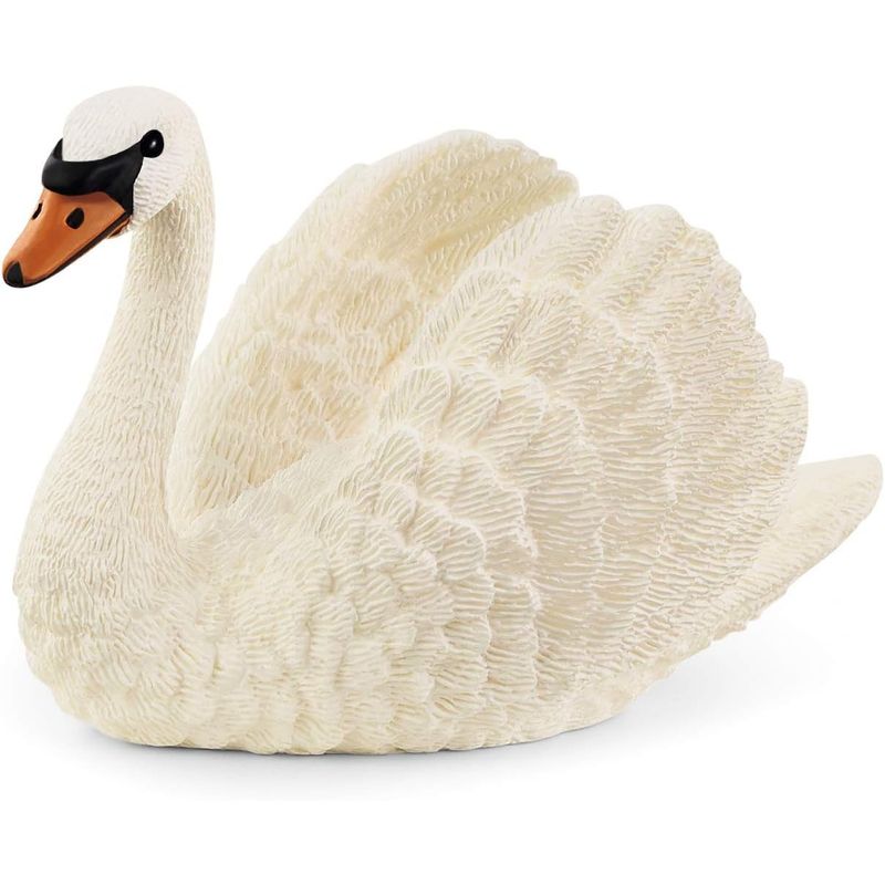 JUGANDO Y EDUCANDO - Figura Coleccionable Animales Cisne Pintada A Mano Schleich