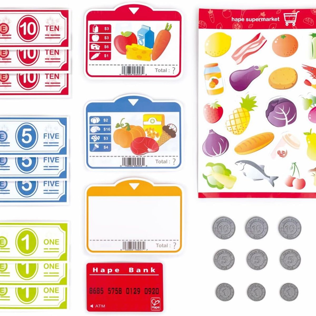 HAPE TOYS - CAJA REGISTRADORA JUGUETE INTERACTIVA - BEEP N BUY HAPE