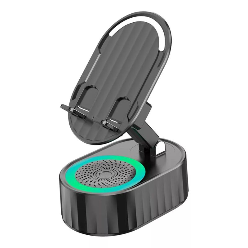 GENERICO - Soporte Parlante Bluetooth Plegable Celular