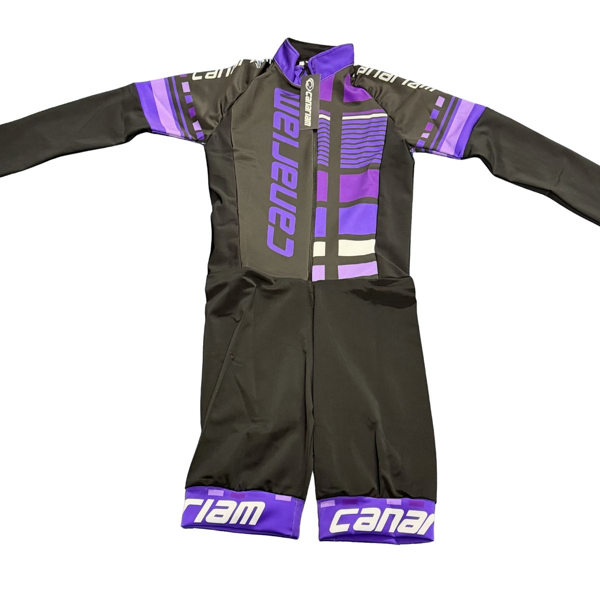 DISTRIONLINE - Uniforme Patinaje Licra Niñas Entrenamiento Y Competencia Color Morado Talla 16