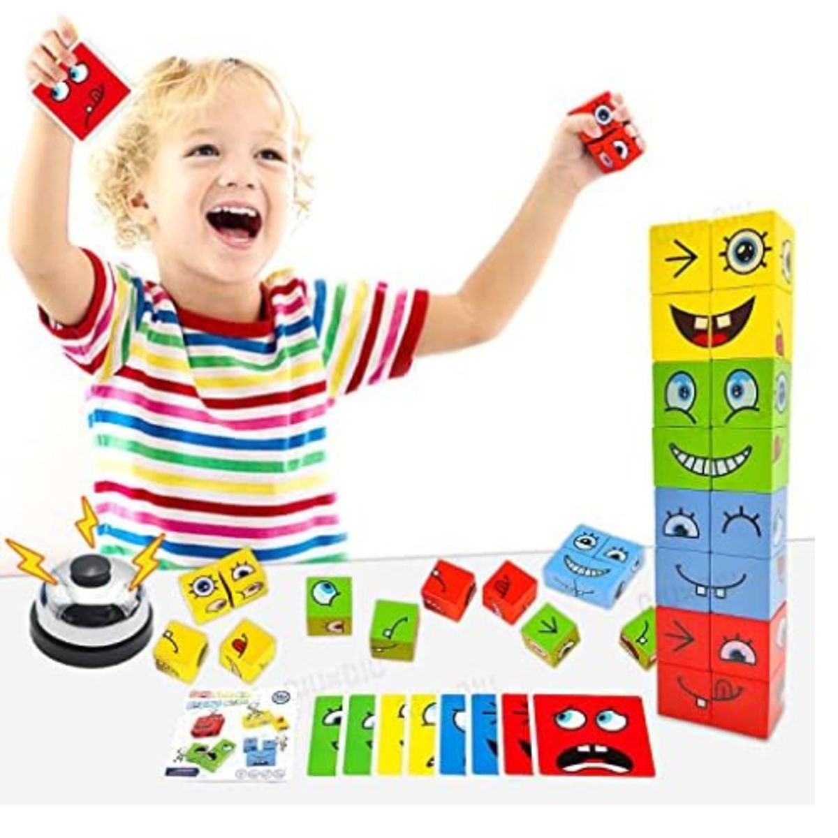 GENERICO - Juego De Mesa Cambia La Cara Montessori Cubo De Rubik Niños