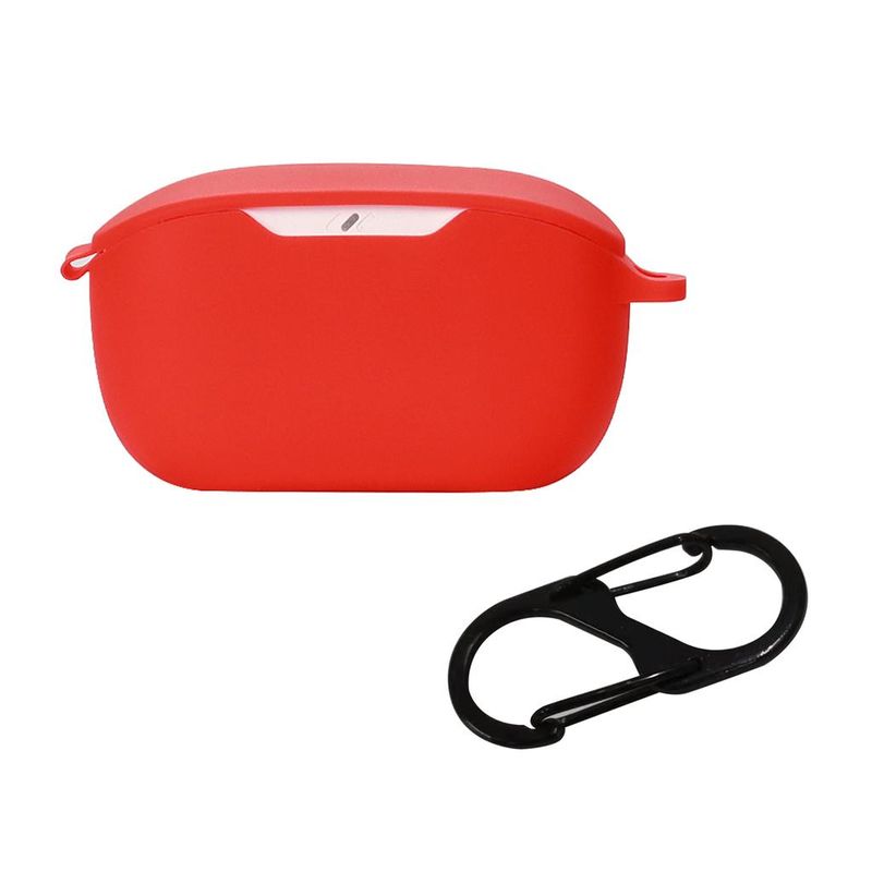 GENERICO - ESTUCHE PROTECTOR ROJO EN SILICONA PARA AUDIFONOS WAVE BUDS