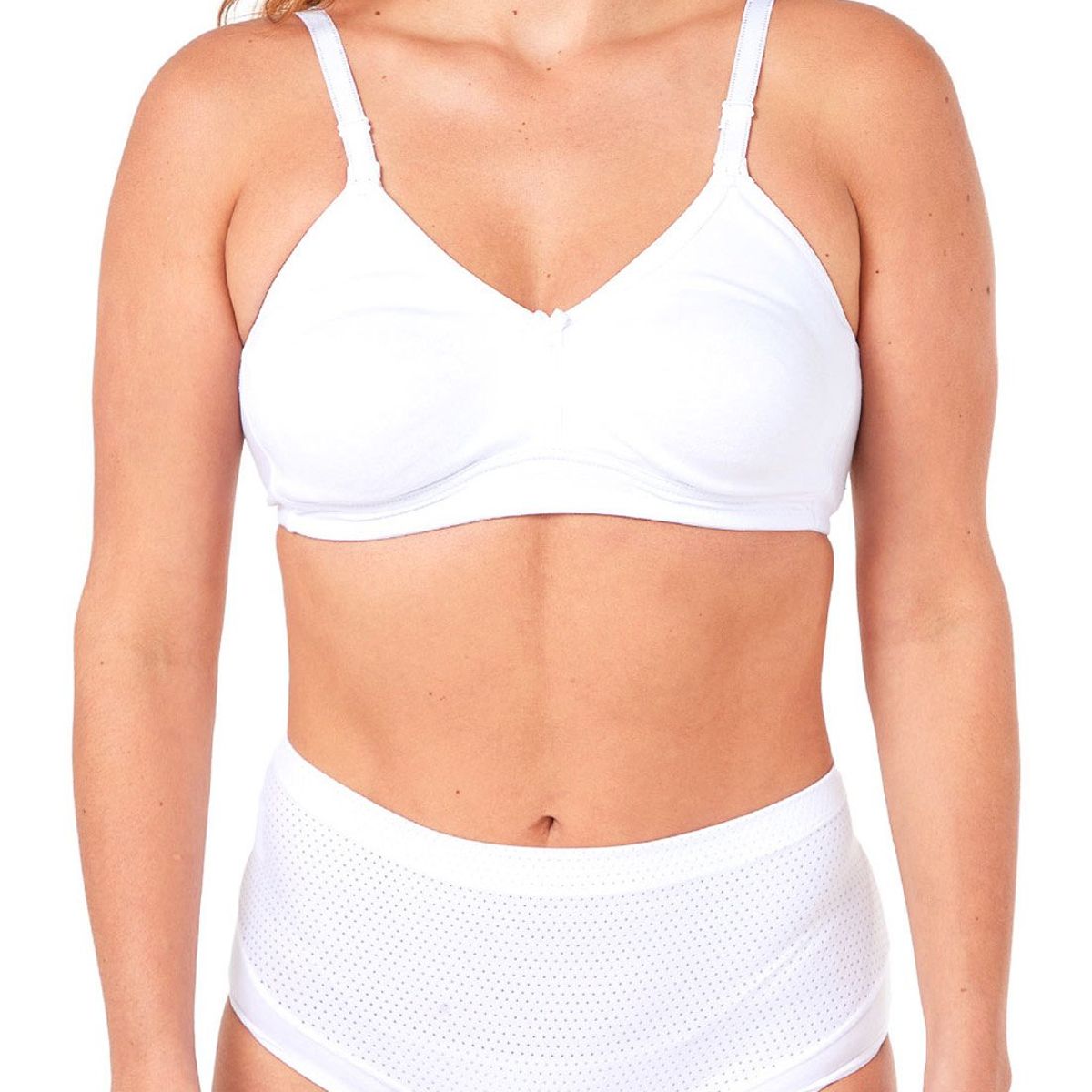 SANTANA - Combo X3 Brasier Mujer Lactancia Blanco
