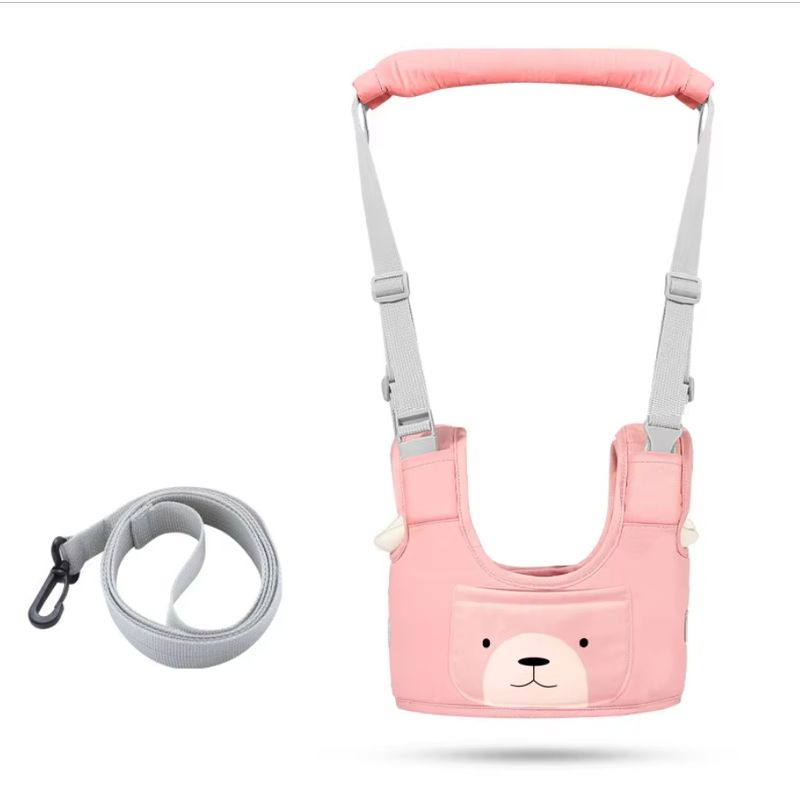BABY BOOM - ARNES PARA CAMINADOR DE BEBES AJUSTABLE  ROSA