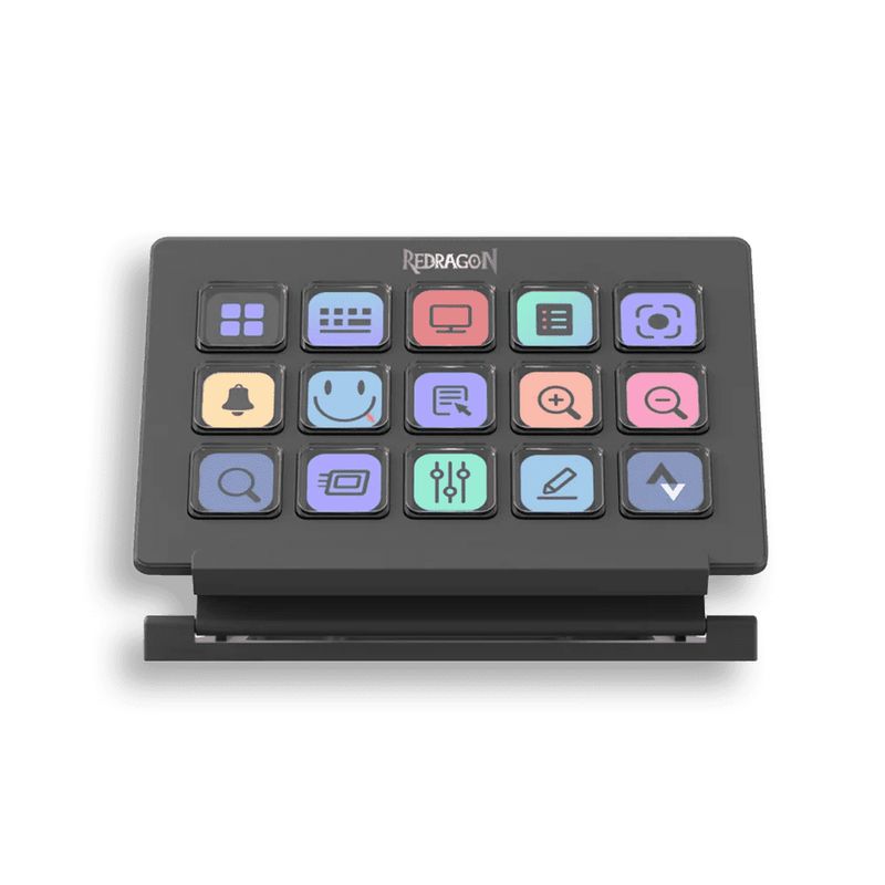 REDRAGON - Redragon Ss550 Streamcraft / 15 Botones Lcd
