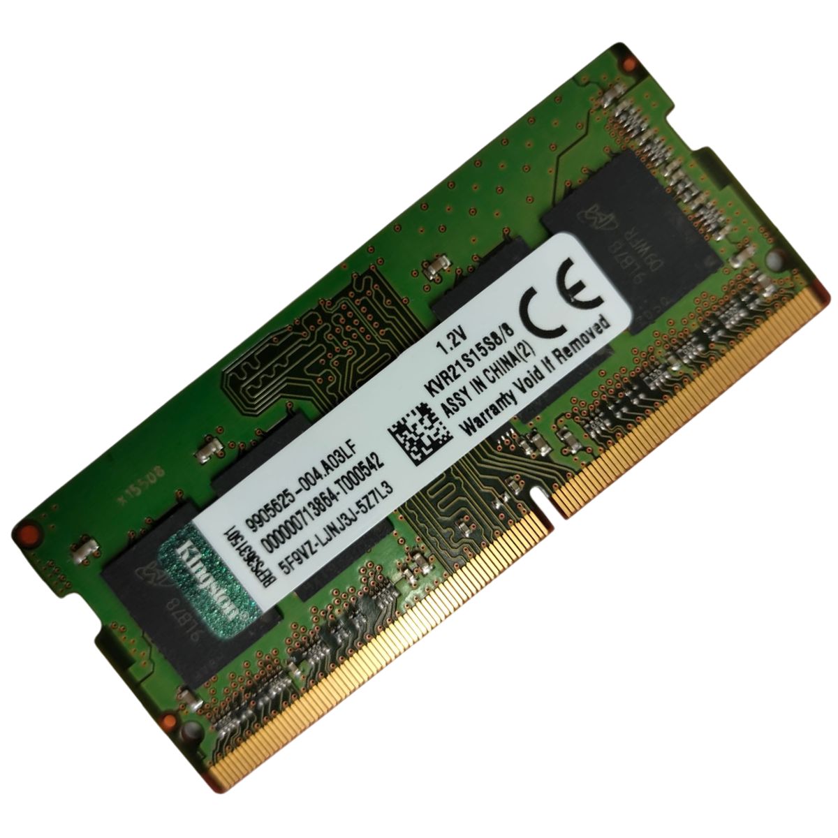 KINGSTON - Memoria Ram Ddr4 8 Gb Kingston 2133 Mhz Para Portatil Laptop