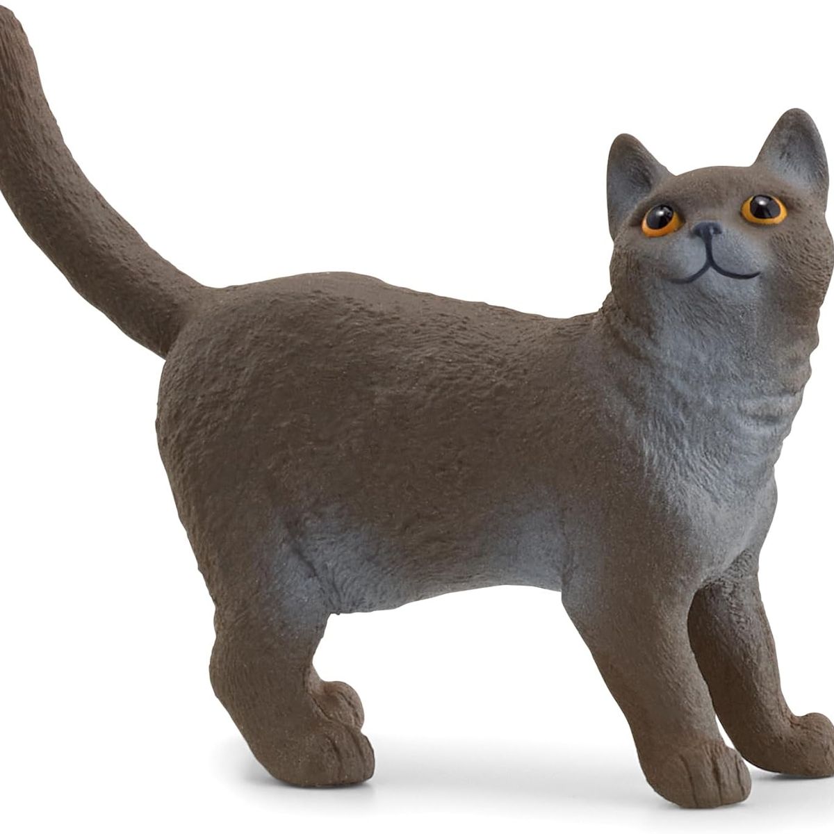 JUGANDO Y EDUCANDO - Figura Coleccionable Gato Británico Pintada A Mano Schleich