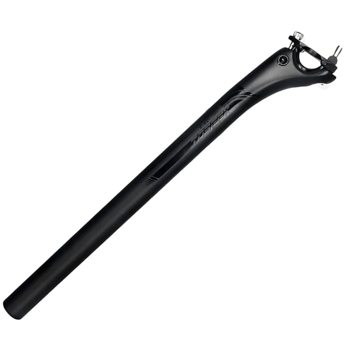 GENERICO - Caña Bicicleta Carbon 31.6 Sillin Mtb Ruta Tubo 400mm Tija