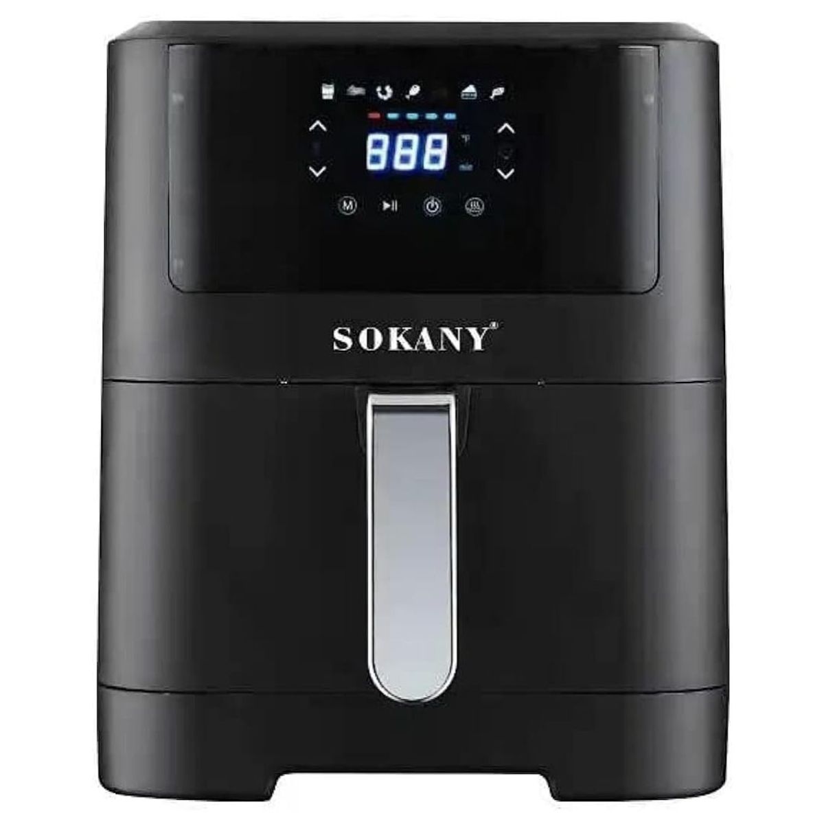 SOKANY - Freidora De Aire Inteligente 8 Litros Pantalla LED Táctil