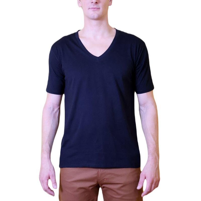 ARANZAZU - Camiseta slim cuello V amplio Aranzazu - Ibiza