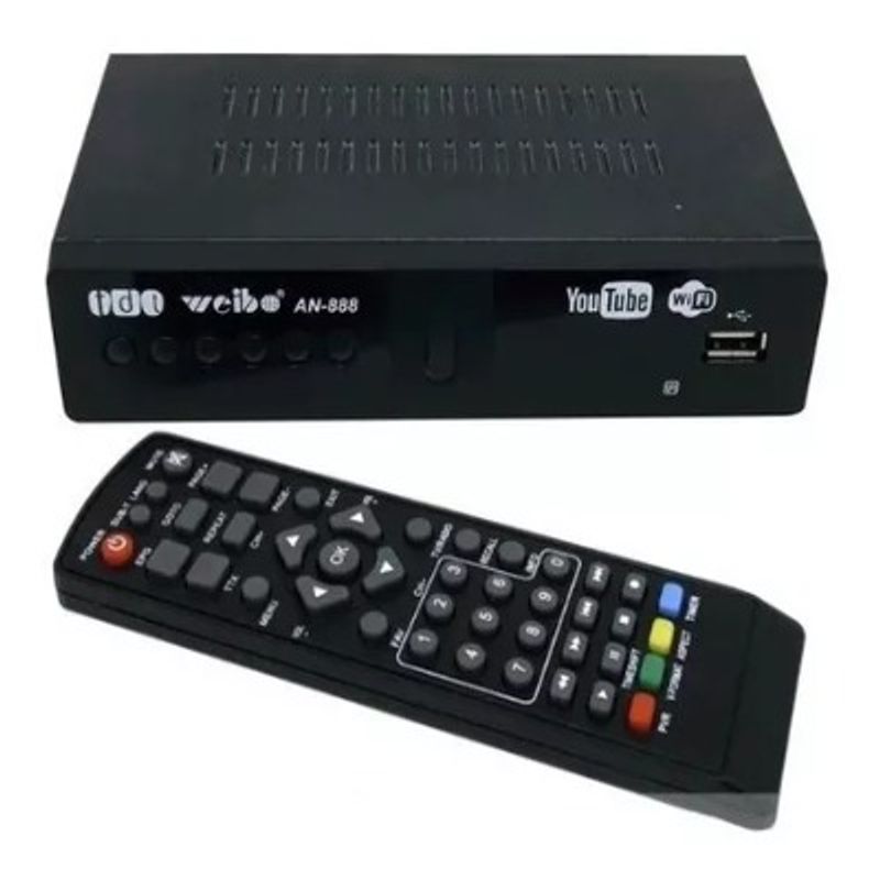 GENERICO - Decodificador Tdt Receptor Tv Digital Dvb T2