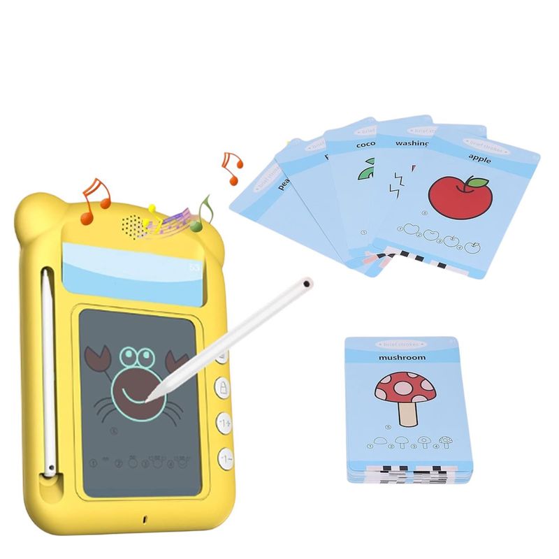 GENERICO - Tarjetas Flash Juguete de Aprendizaje Instrucción de voz