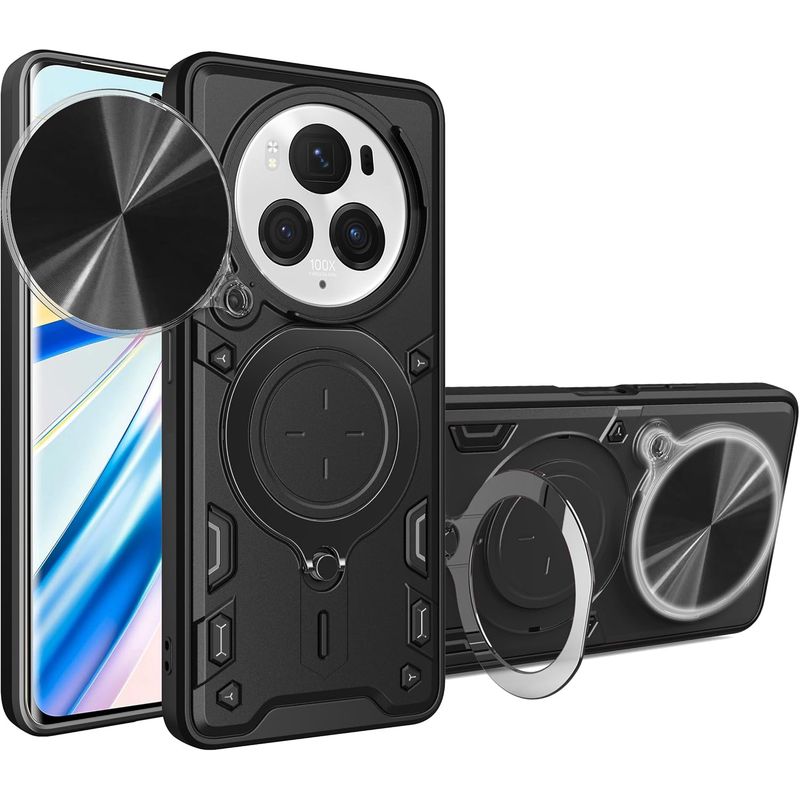 GENERICO - Estuche Armo Antigolpe Soporte Para Honor Magic 6 pro 5G Negro