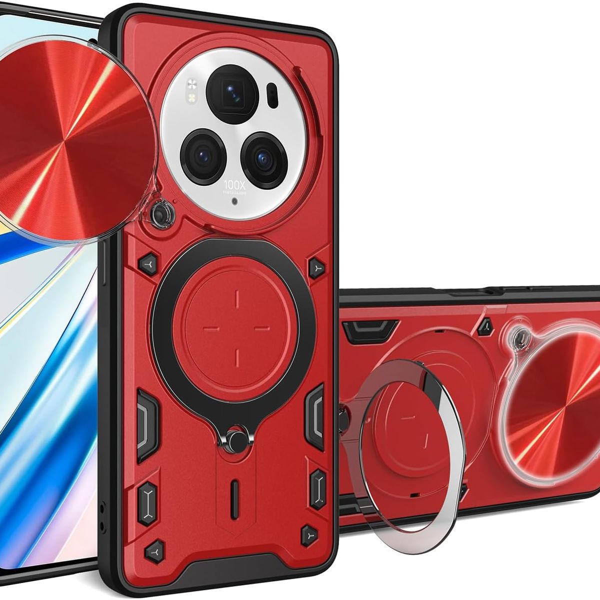 GENERICO - Estuche Armo Antigolpe Soporte Para Honor Magic 6 pro 5G Gris