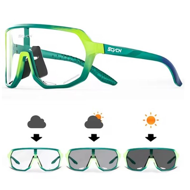 GENERICO - Gafas Fotocromaticas Deportivas - Verde