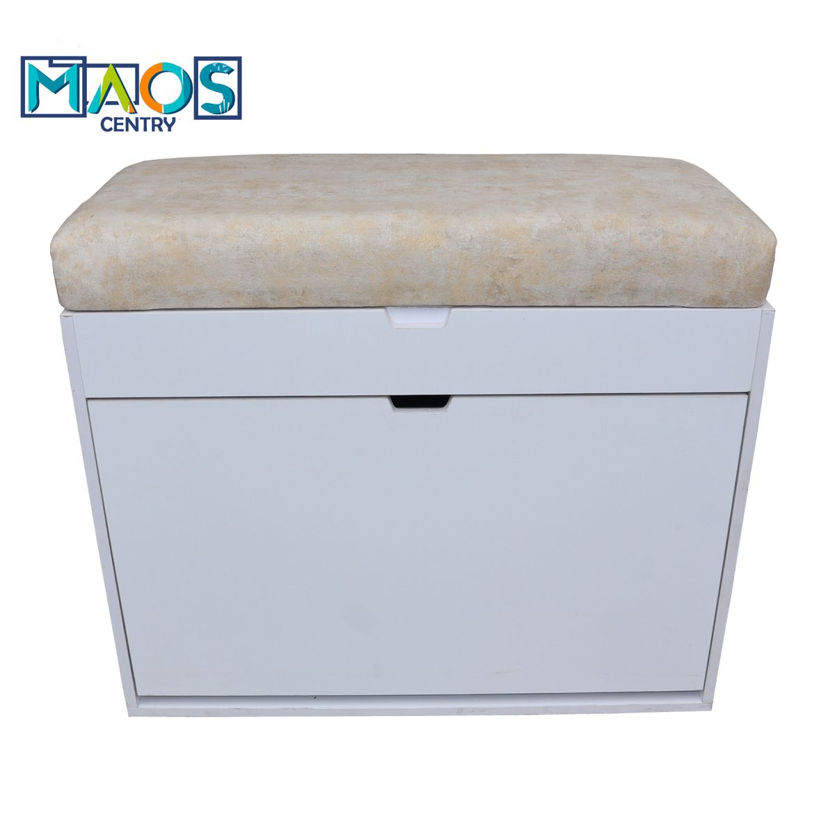 WOOD PETS - ZAPATERO ORGANIZADOR 1 NIVEL PUFF EN MADERA