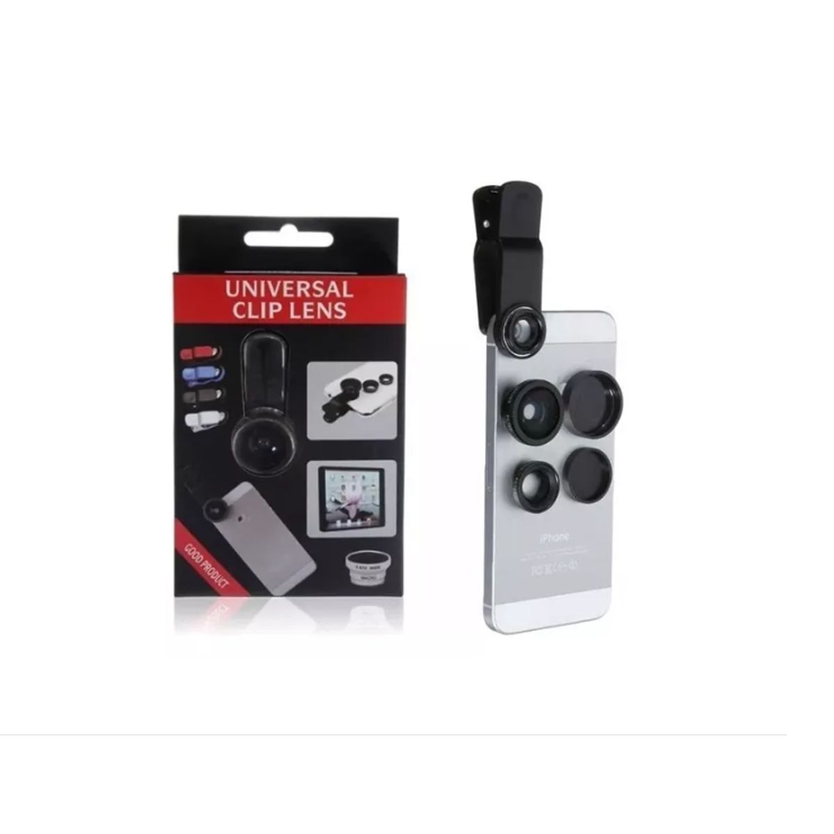 GENERICO - Lente X3 Para Celular Tablet Ojo De Pez- Gran Angular- Macro