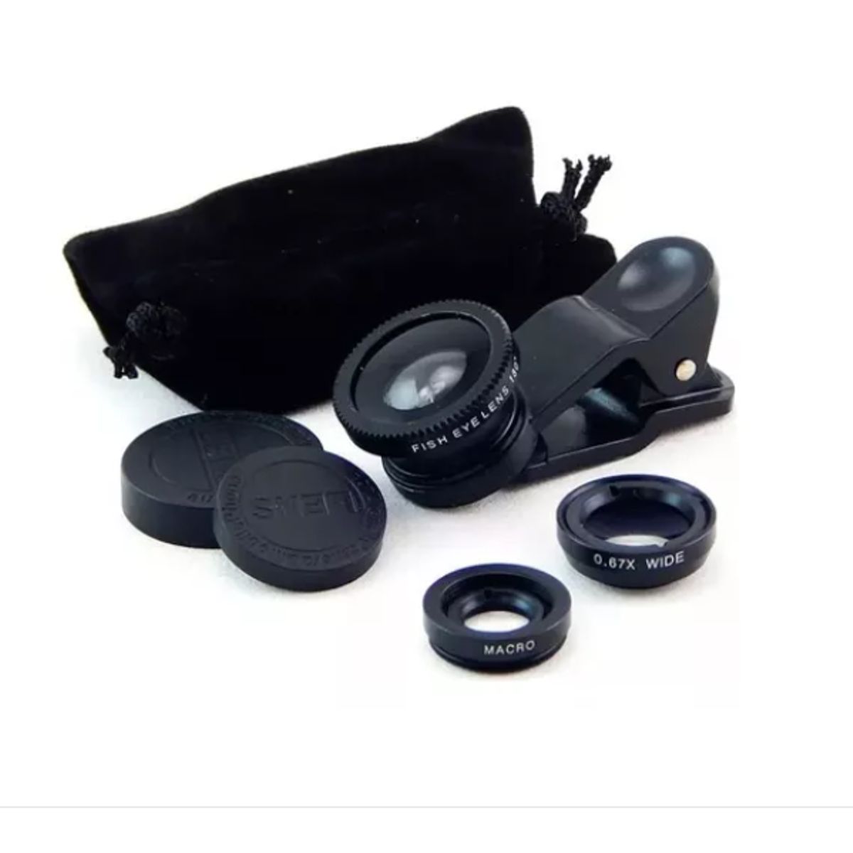 GENERICO - Lente X3 Para Celular Tablet Ojo De Pez- Gran Angular- Macro
