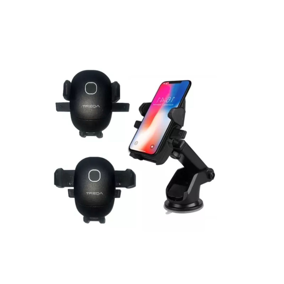 GENERICO - Soporte Celular Auto Brazo Extensible Gira 360 Tablero