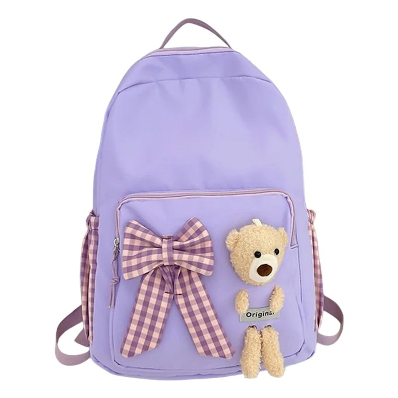 GENERICO - Mochila Infantil Impermeable Femenina Oso Kawaii Estudiantes